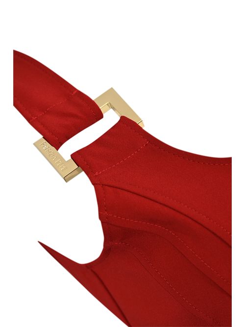 Abito midi ESSENTIAL in crêpe stretch Patrizia Pepe | 8A1514 A6F5R862